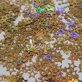 Gold Retro Stars Shape Glitter - Gold Glitter